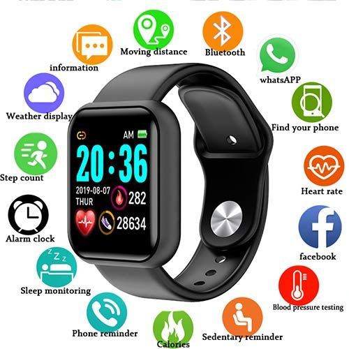 Color Screen Smart Watch Heart Rate Sport Bracelet